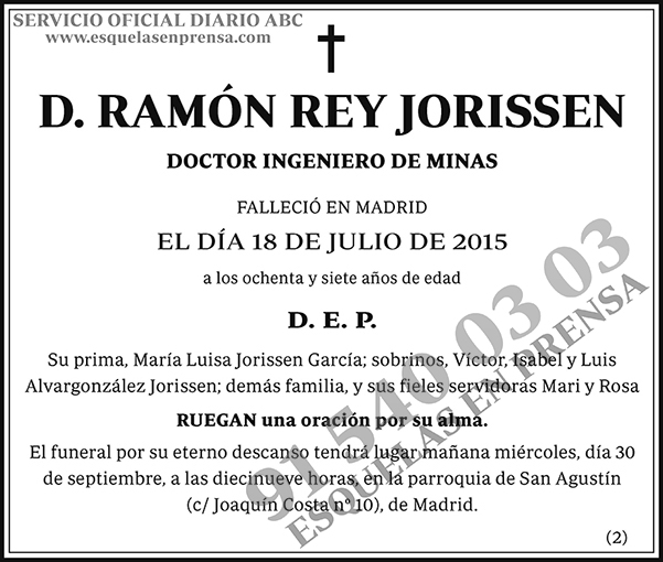 Ramón Rey Jorissen